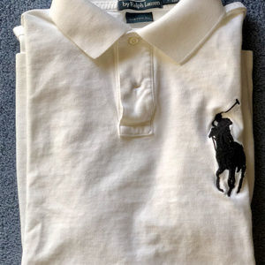 Ralph Lauren Men's Polo Short Sleeve White Large